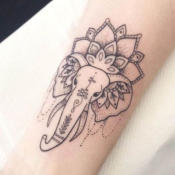 tatto elefante Nokahlotattoo